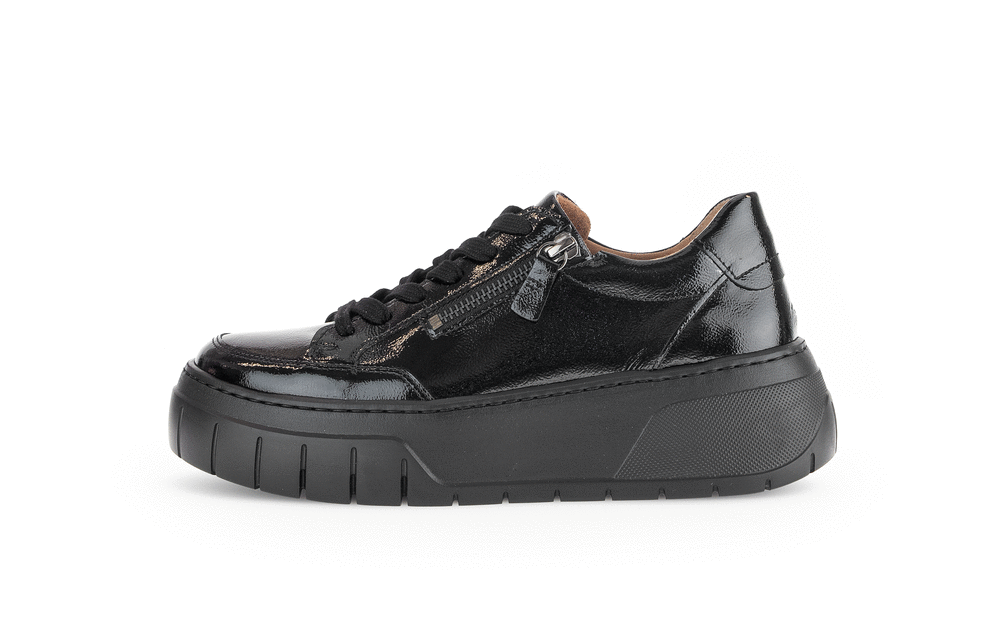 Gabor 73.220.97 Black Side Zip Sneakers