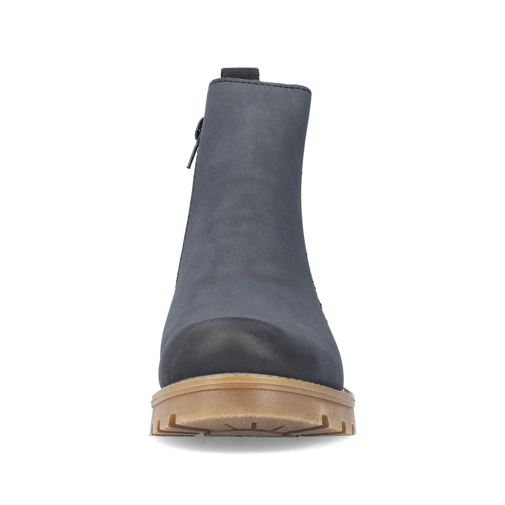 Rieker 73250-14 Navy Chelsea Boots