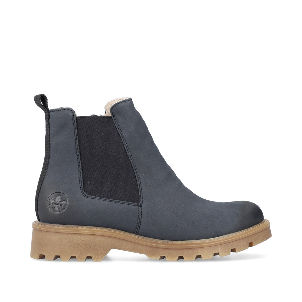 Rieker 73250-14 Navy Chelsea Boots