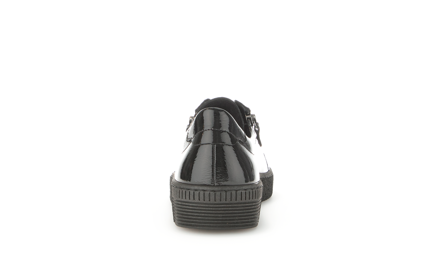 Gabor 73.334.97 Black Patent Trainers