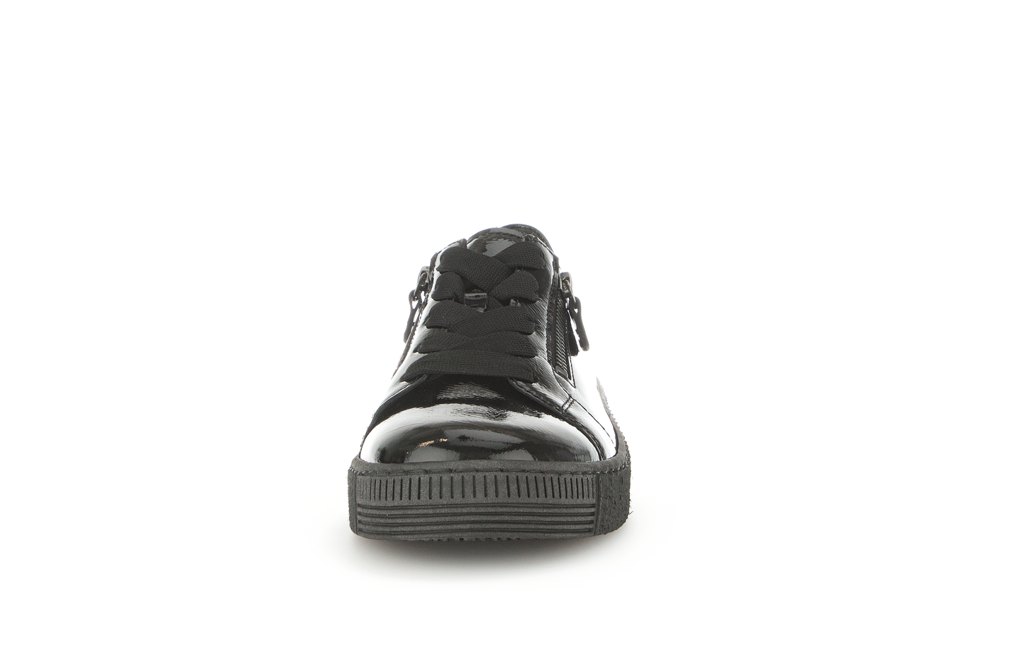 Gabor 73.334.97 Black Patent Trainers