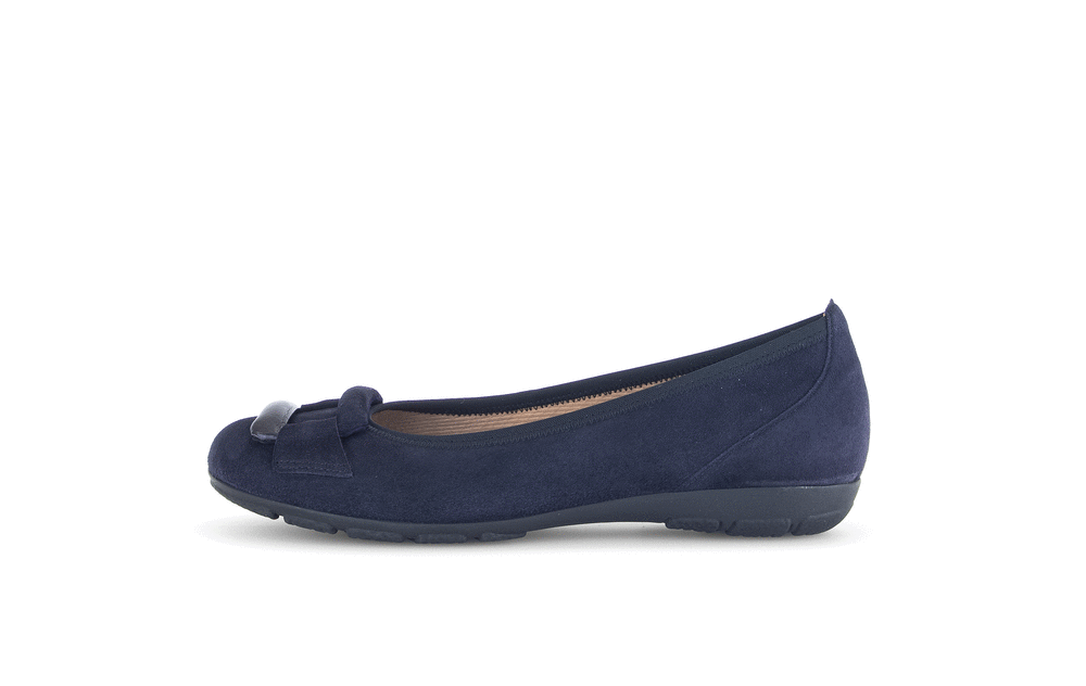 Gabor 74.166.16 Navy Slip On Pumps