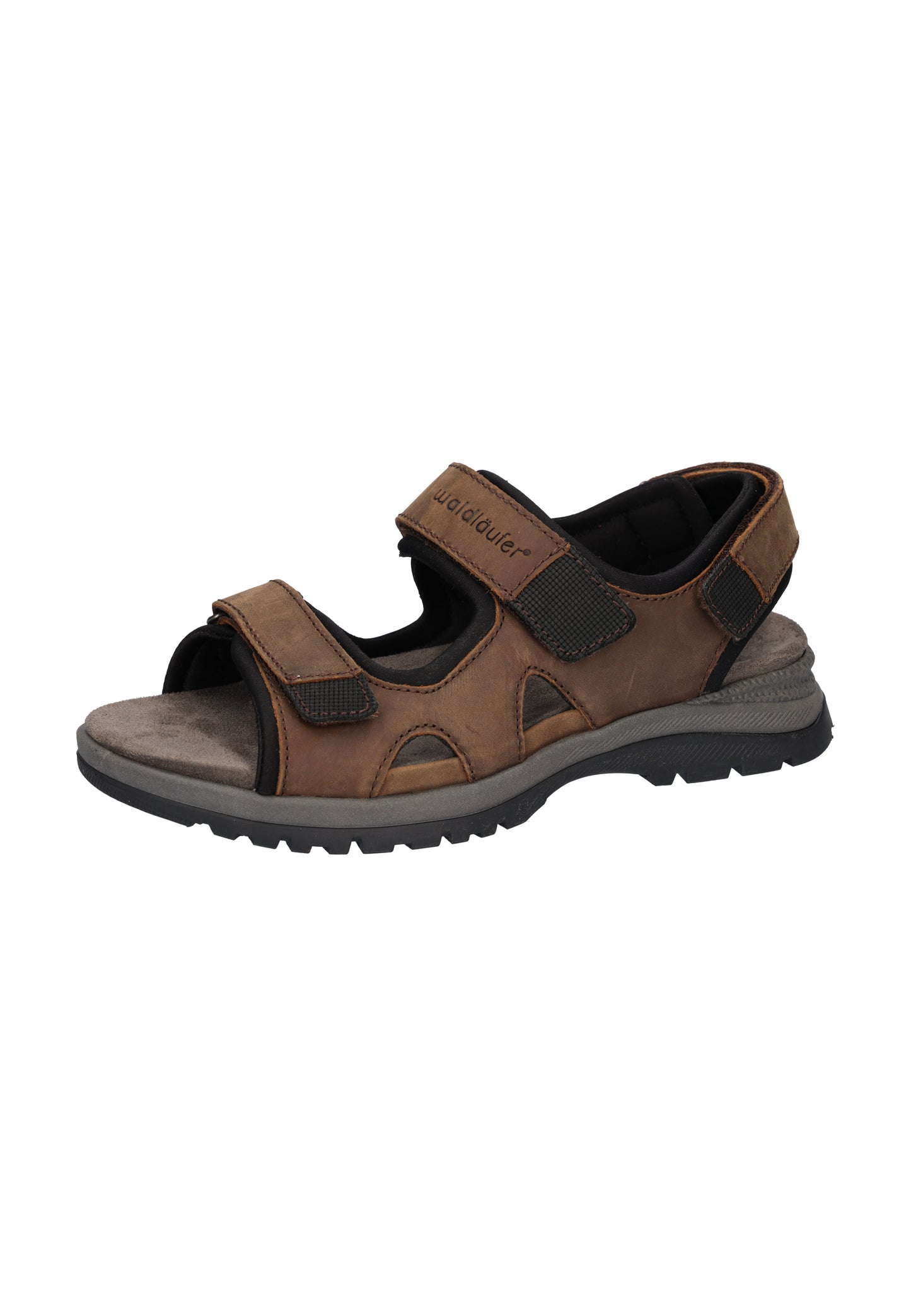 Waldlaufer 746002 100 838 Crazy Horse Brown Velcro Sandals