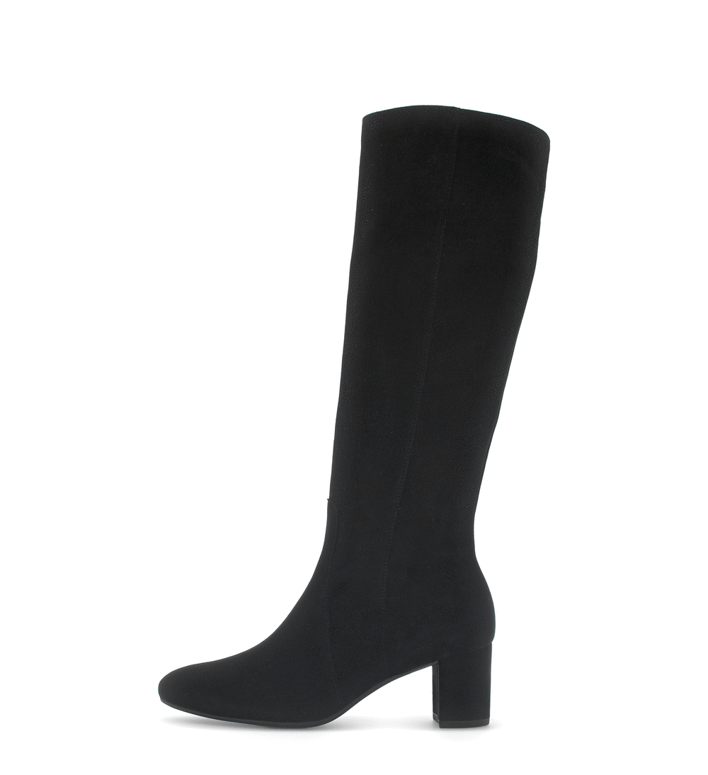Gabor Comfort 75.709.17 Black Knee High Boots - M Width Shaft