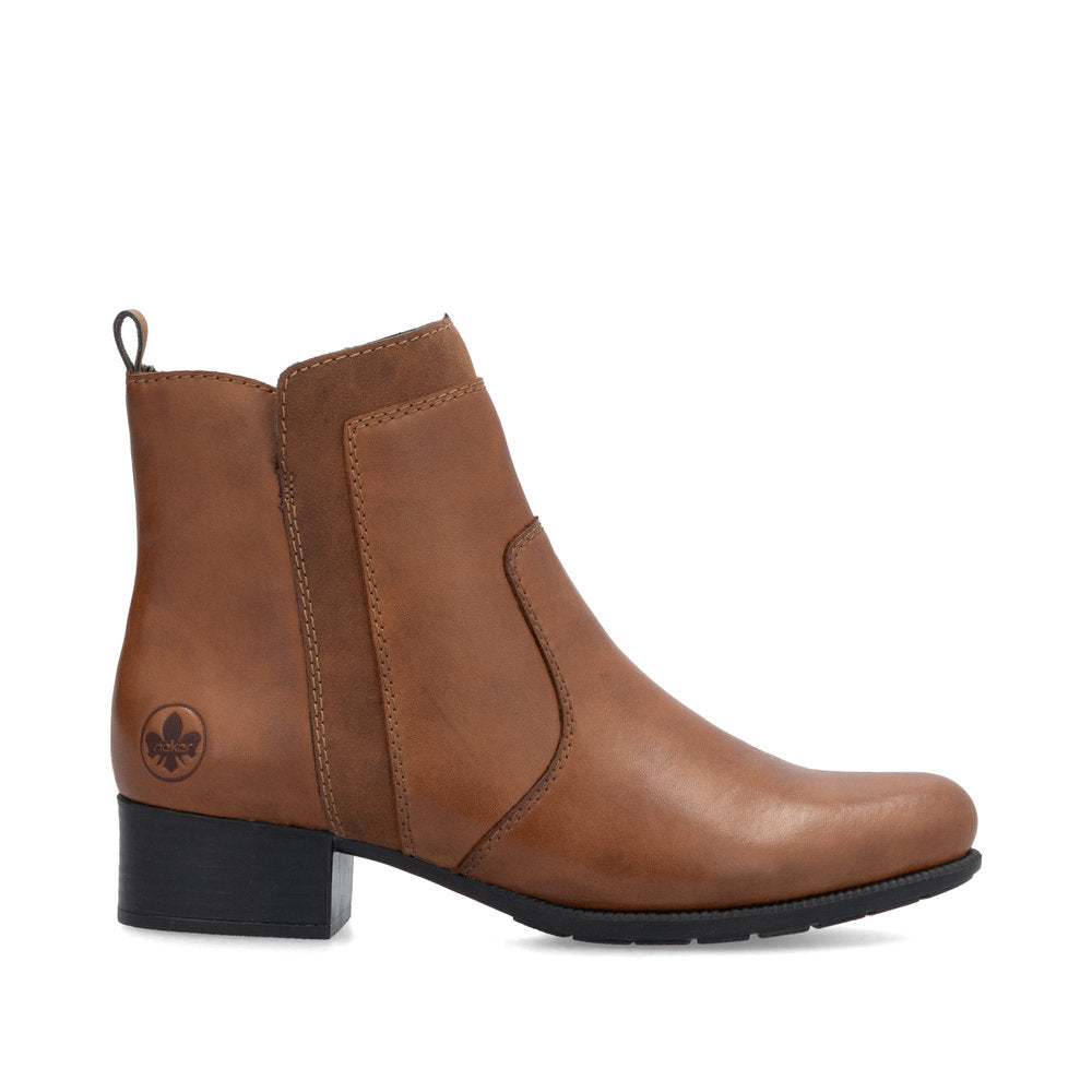 Rieker 78658-22 Brown Ankle Boots