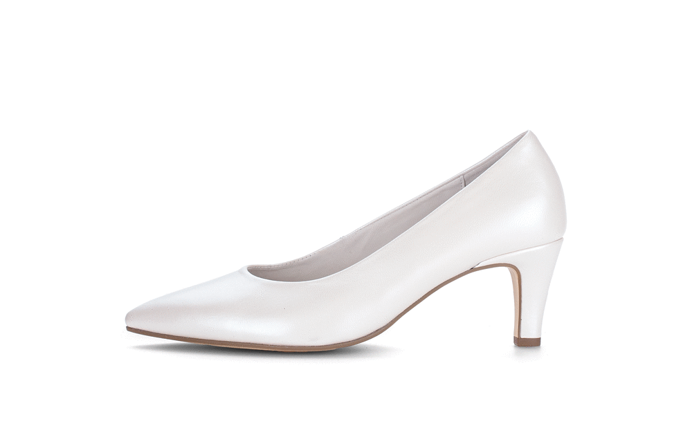 Gabor Comfort 81.390.61 Off White/Pearl G Fit Heels