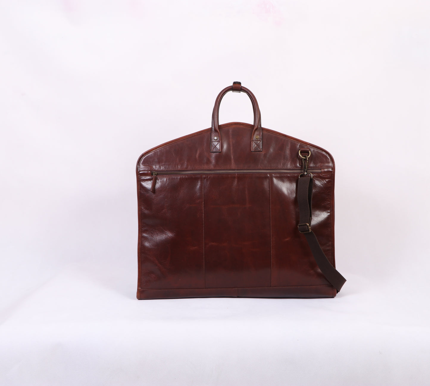 Ashwood Leather 8145 Temponado Brown Cow Suit Carrier Bag
