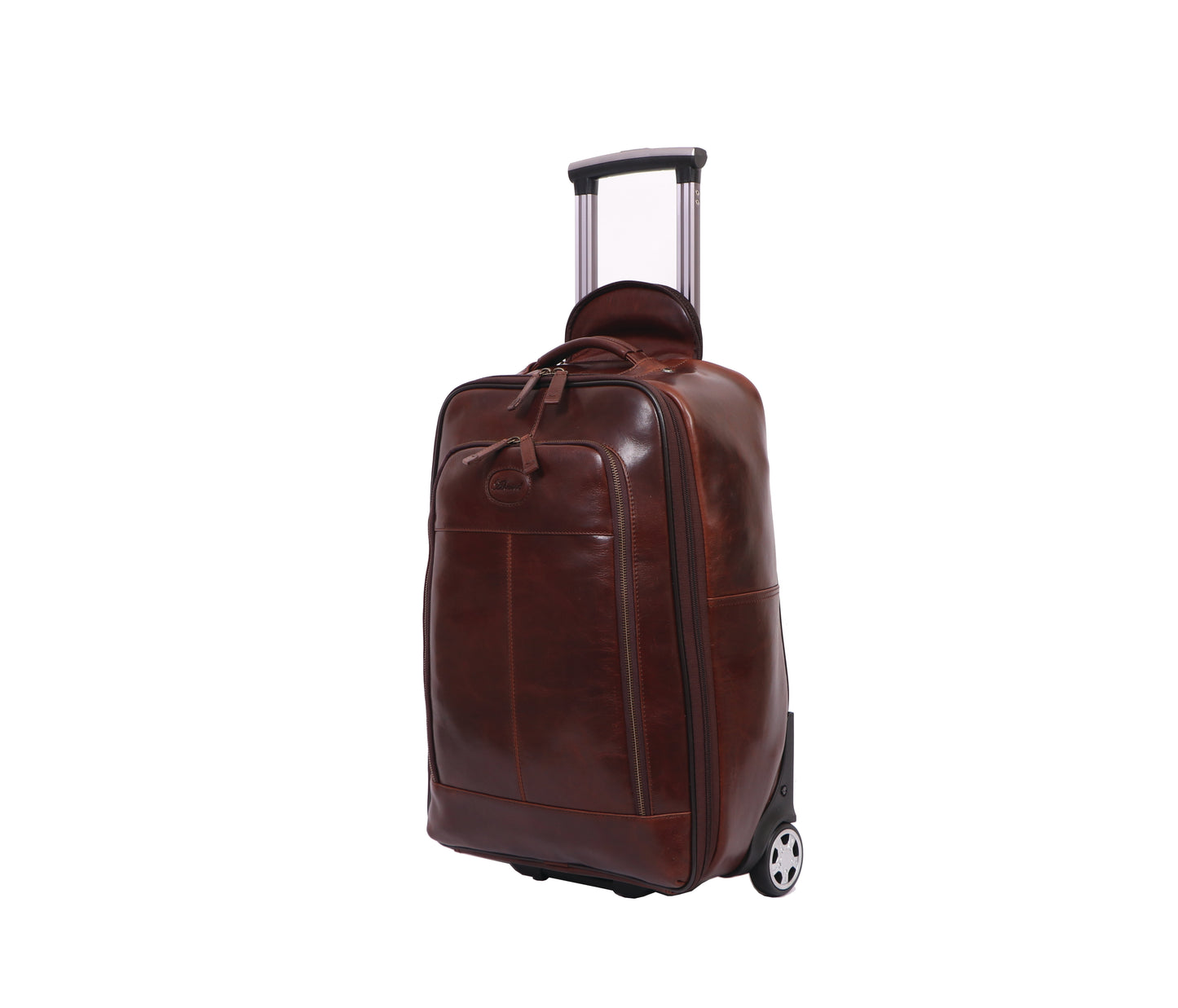 Ashwood Leather 8148 Temponado Brown Cow Weekend Trolley Bag