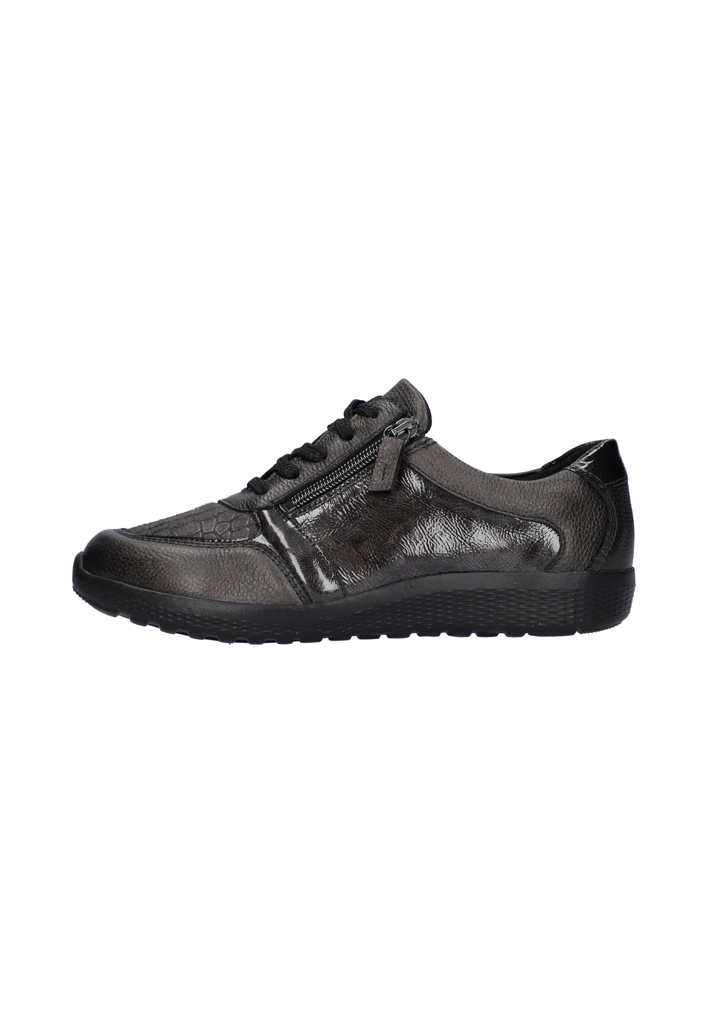 Waldlaufer 815M01 303 999 Ira Brown Bronze Lace & Side Zip Shoes