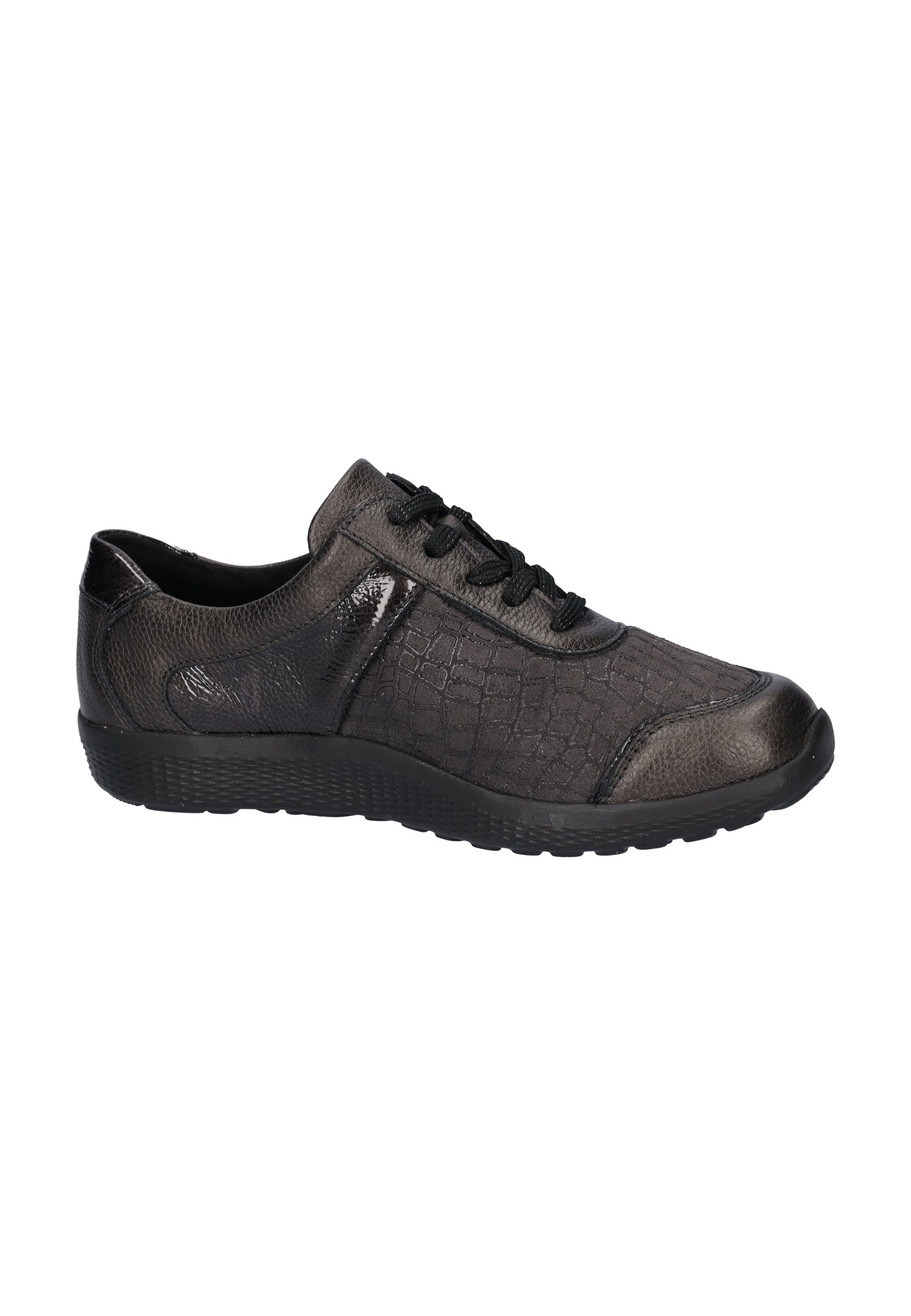 Waldlaufer 815M01 303 999 Ira Brown Bronze Lace & Side Zip Shoes