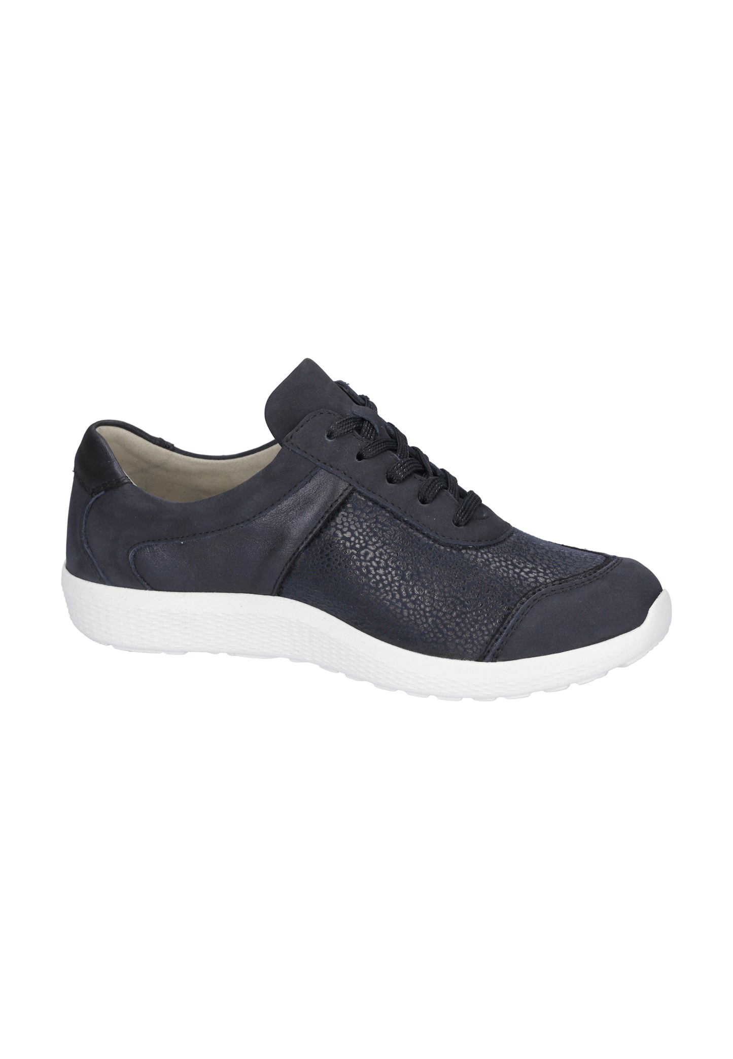 Waldlaufer 815M01 408 217 Navy M Fit Lace & Zip Sneakers