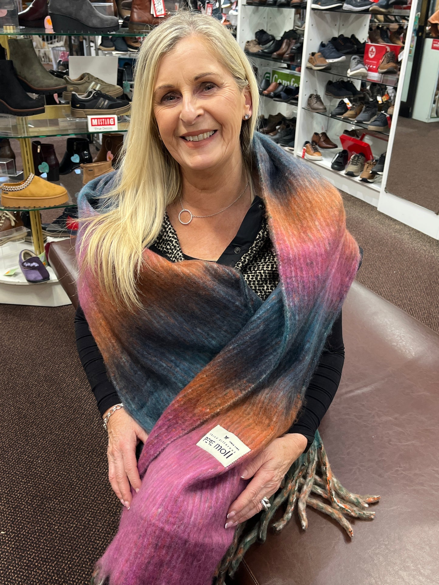 Pepe Moll 252818 Bufanda Pink Combi Scarf