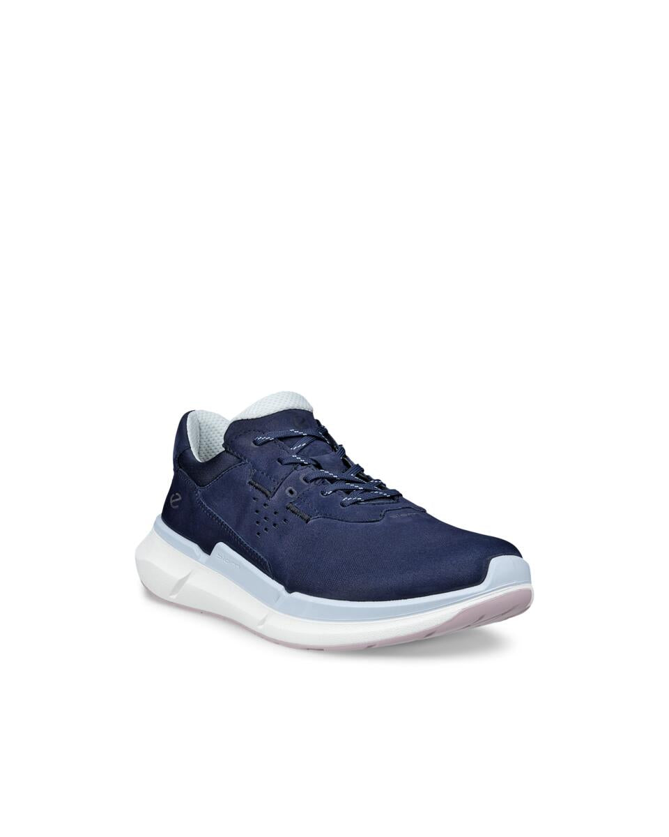 Ecco 830763 02303 Biom Night Sky Navy Blue Suede Sneakers