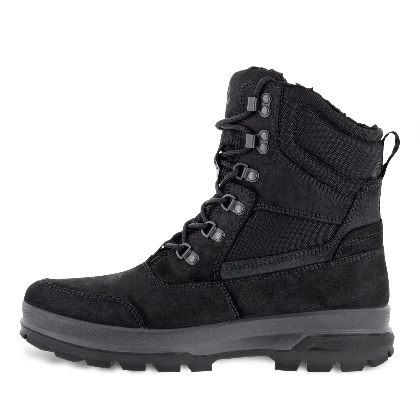 Ecco 838124 51052 Rugged Track POC Black Laced Waterproof Boots