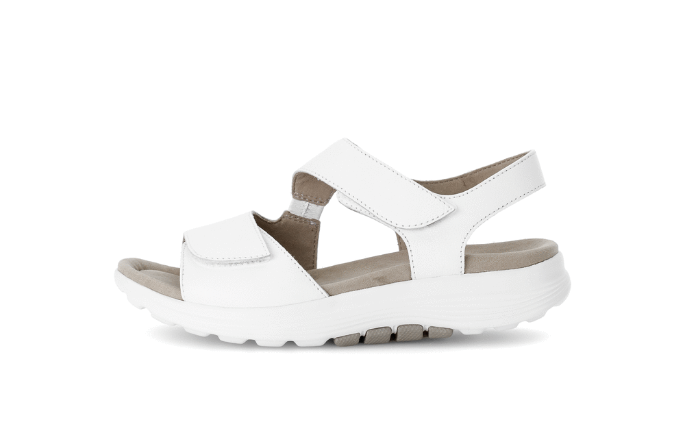 Gabor Rollingsoft 86.815.50 White Sandals