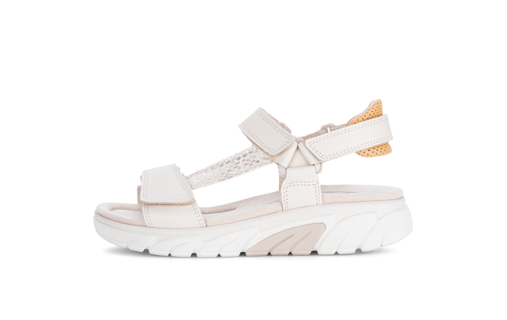 Gabor Rollingsoft 86.833.54 Cream & Beige Slingback Sandals