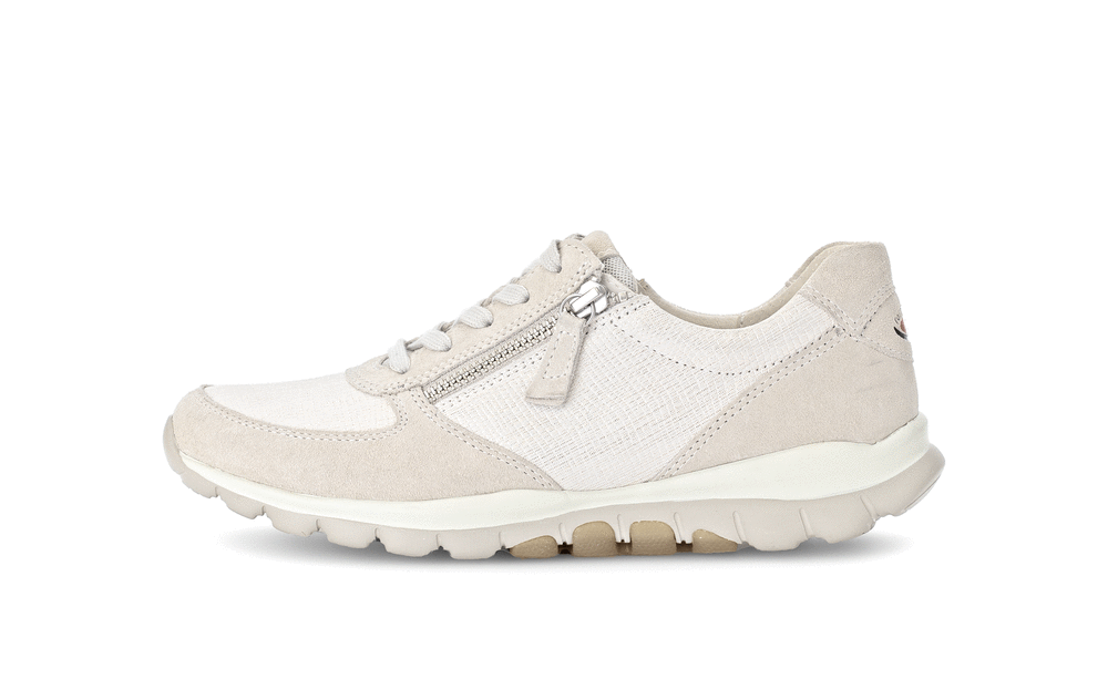 Gabor Rollingsoft 86.968.22 Taupe & Gold Shimmer Combi Sneakers