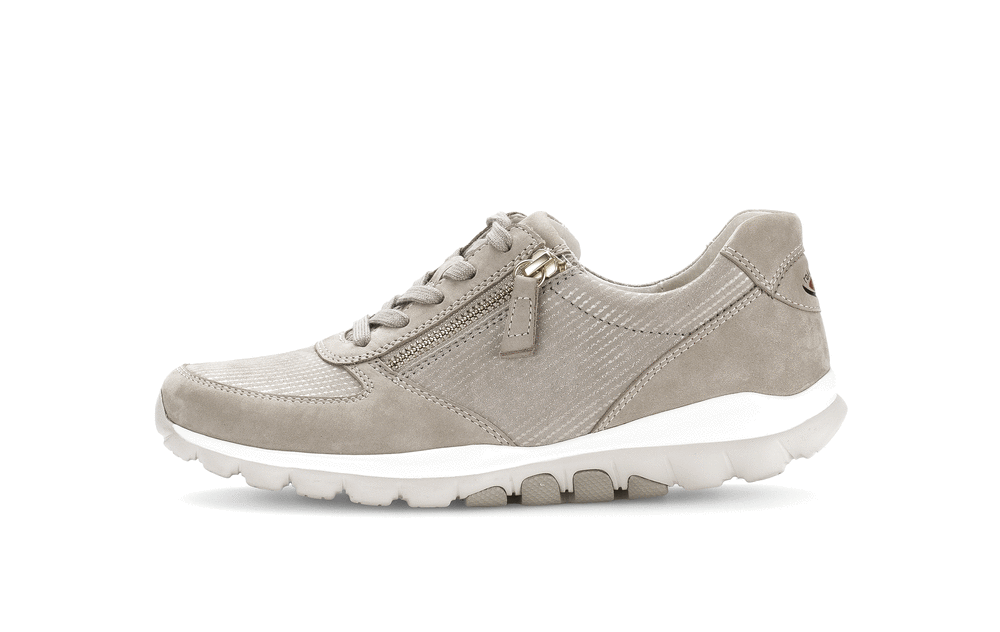 Gabor Rollingsoft 86.968.62 Beige Trainers with Zip