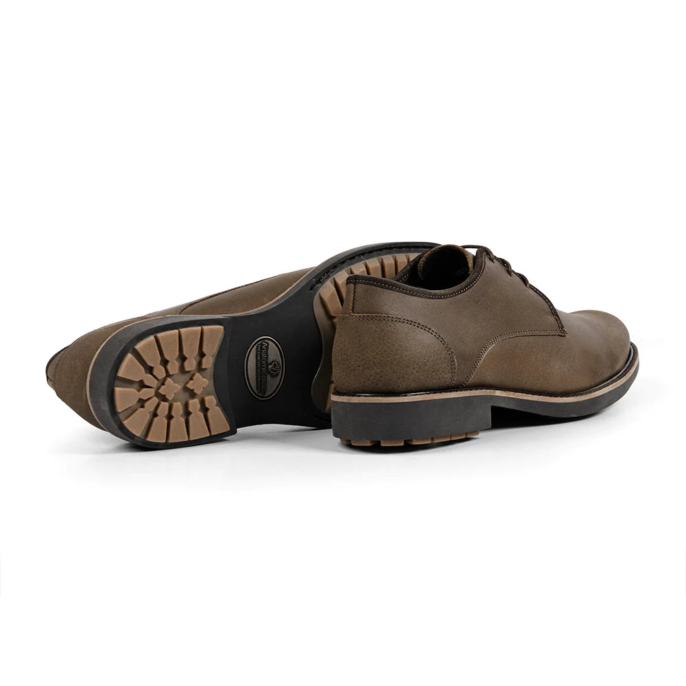 Anatomic & Co 909001 Europa Olive Bull Skin Lace Up Shoes