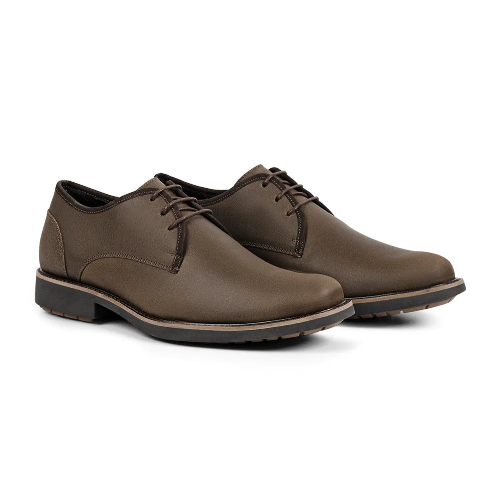 Anatomic & Co 909001 Europa Olive Bull Skin Lace Up Shoes