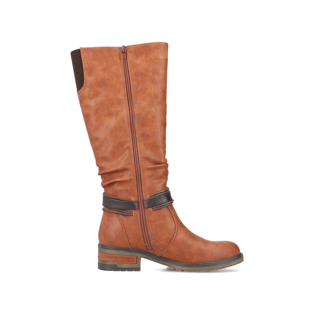 Rieker 91694-24 Peanut Brown High Boots