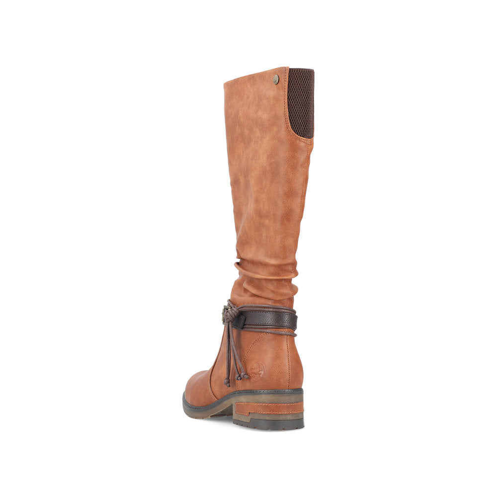 Rieker 91694-24 Peanut Brown High Boots