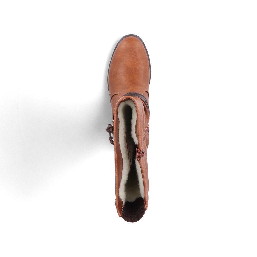 Rieker 91694-24 Peanut Brown High Boots