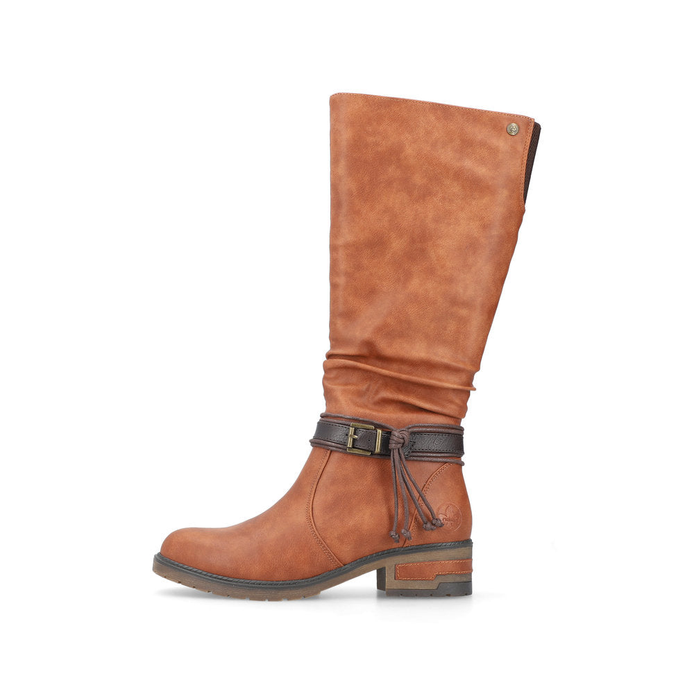 Rieker 91694-24 Peanut Brown High Boots