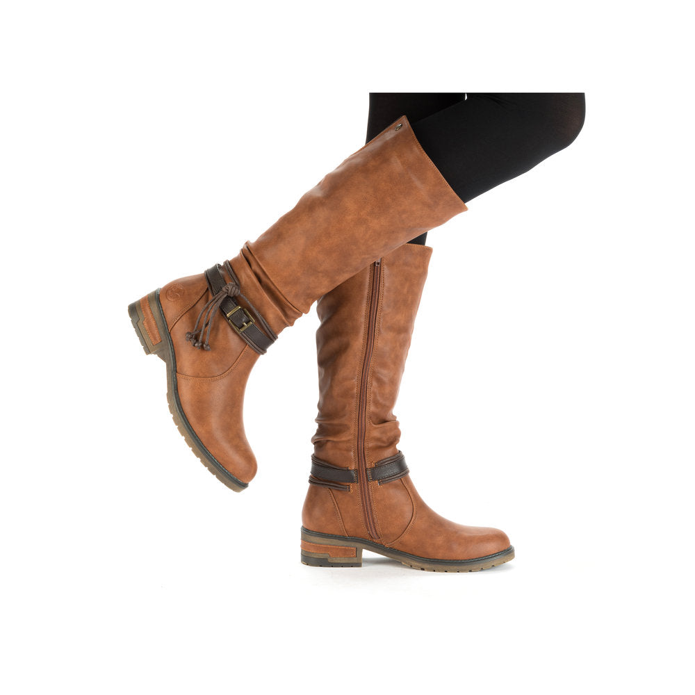 Rieker 91694-24 Peanut Brown High Boots