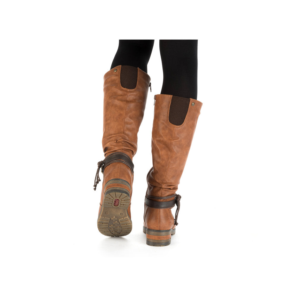 Rieker 91694-24 Peanut Brown High Boots