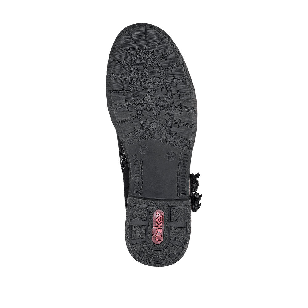Rieker 94689-00 Black Ankle Boots