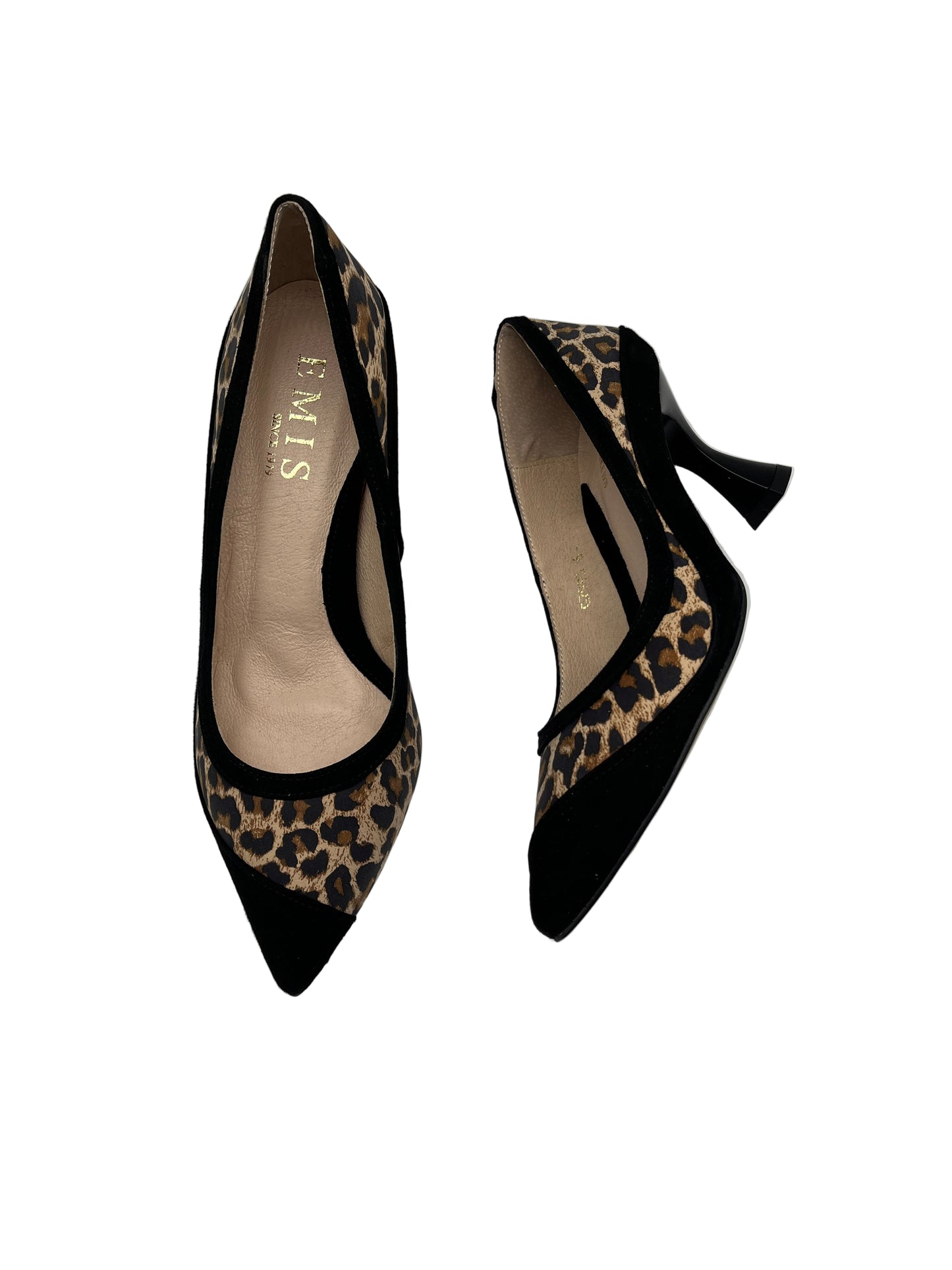 Emis ZPAN7993/206 Black/711 Leopard Heels