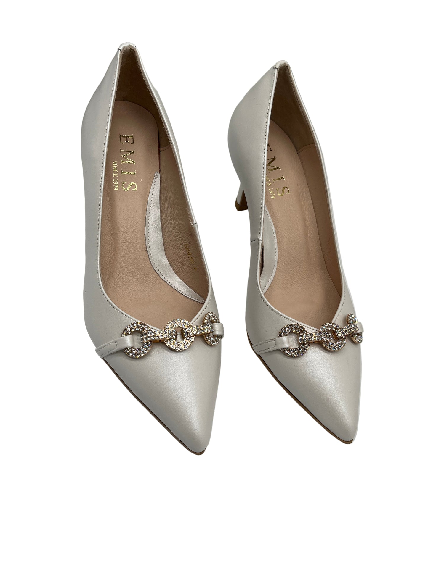 Emis S8438/611o Ecru Pearl Heels