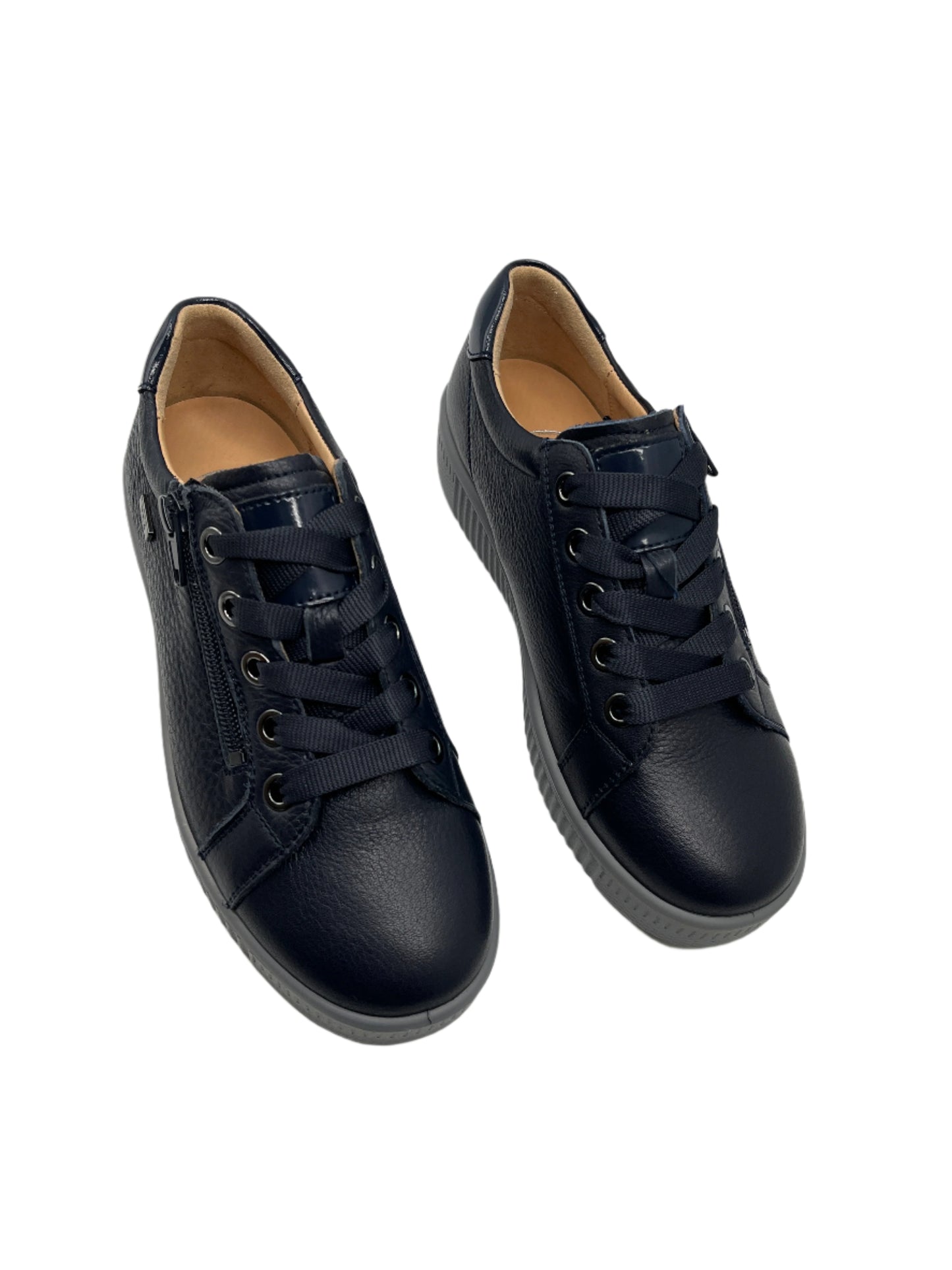 G Comfort P-912 Navy Sneakers with Zip