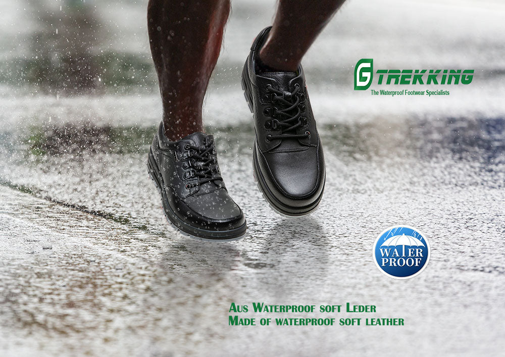 G Comfort A-915 Black Trekking Shoes