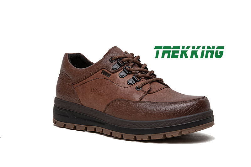 G Comfort A-915 Cognac Tan Trekking Shoes