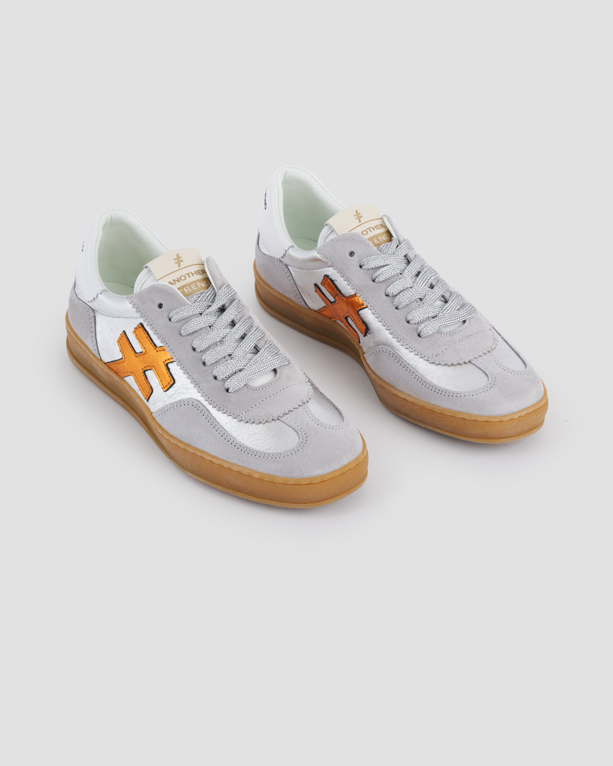 Another Trend A032M338 Tortola Silver Combi Trainers