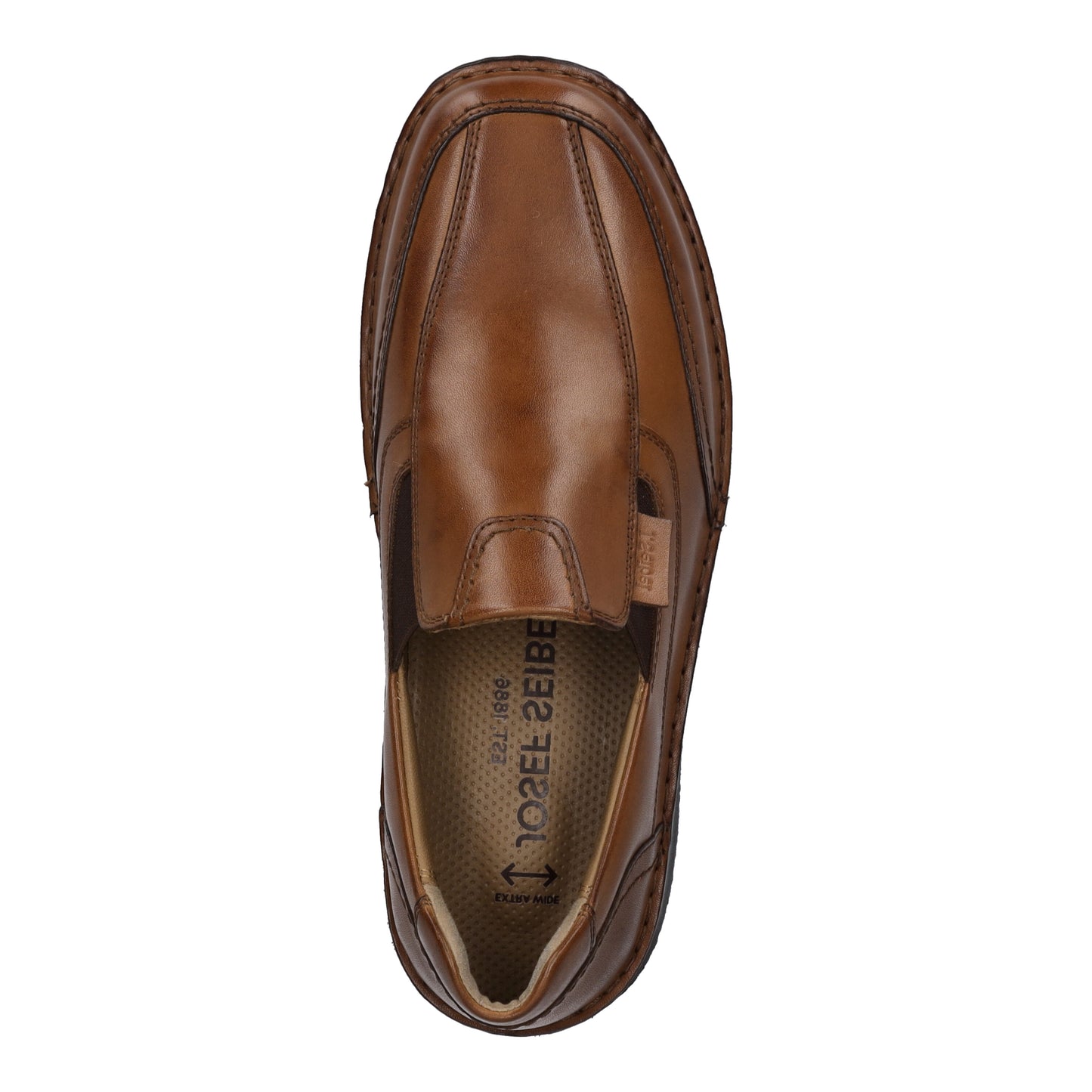 Josef Seibel 43621 859 370 Anvers 67 Cognac Tan Slip On Shoes