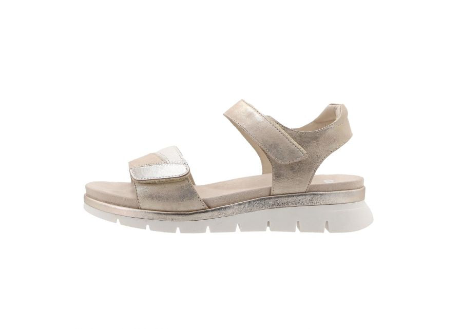 Ara 12-26504 08 Cambridge-S G Fit Beige Shimmer Sandals