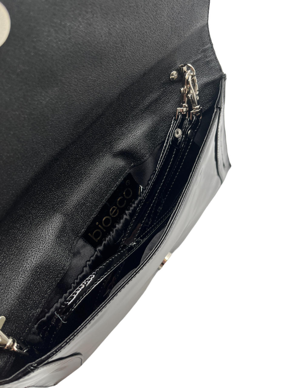Bioeco by Arka B0002 0308+0007 Black Clutch Bag