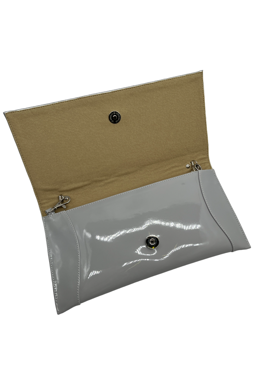 Bioeco by Arka B0002 2439+0004 Silver Clutch Bag