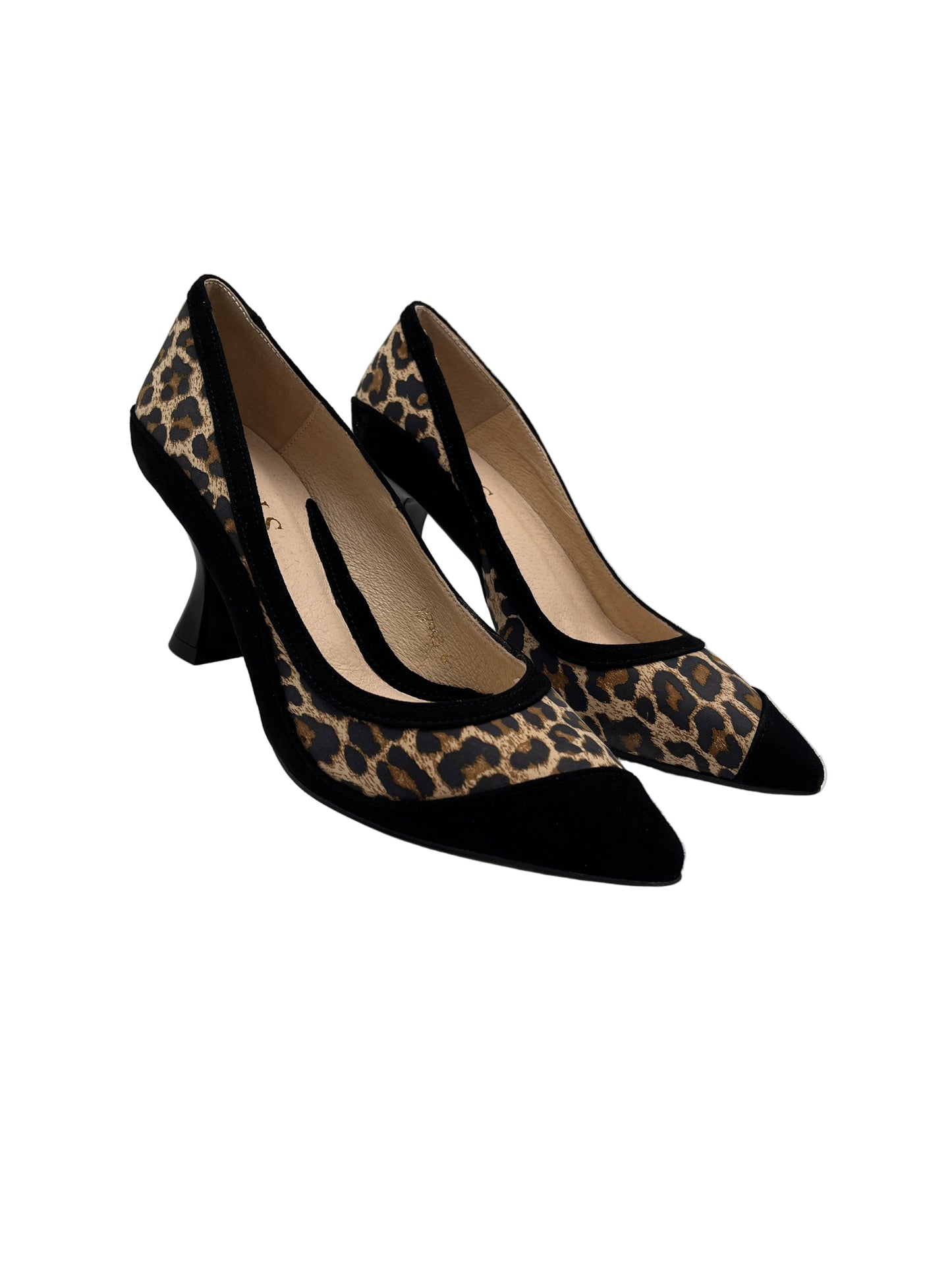 Emis ZPAN7993/206 Black/711 Leopard Heels