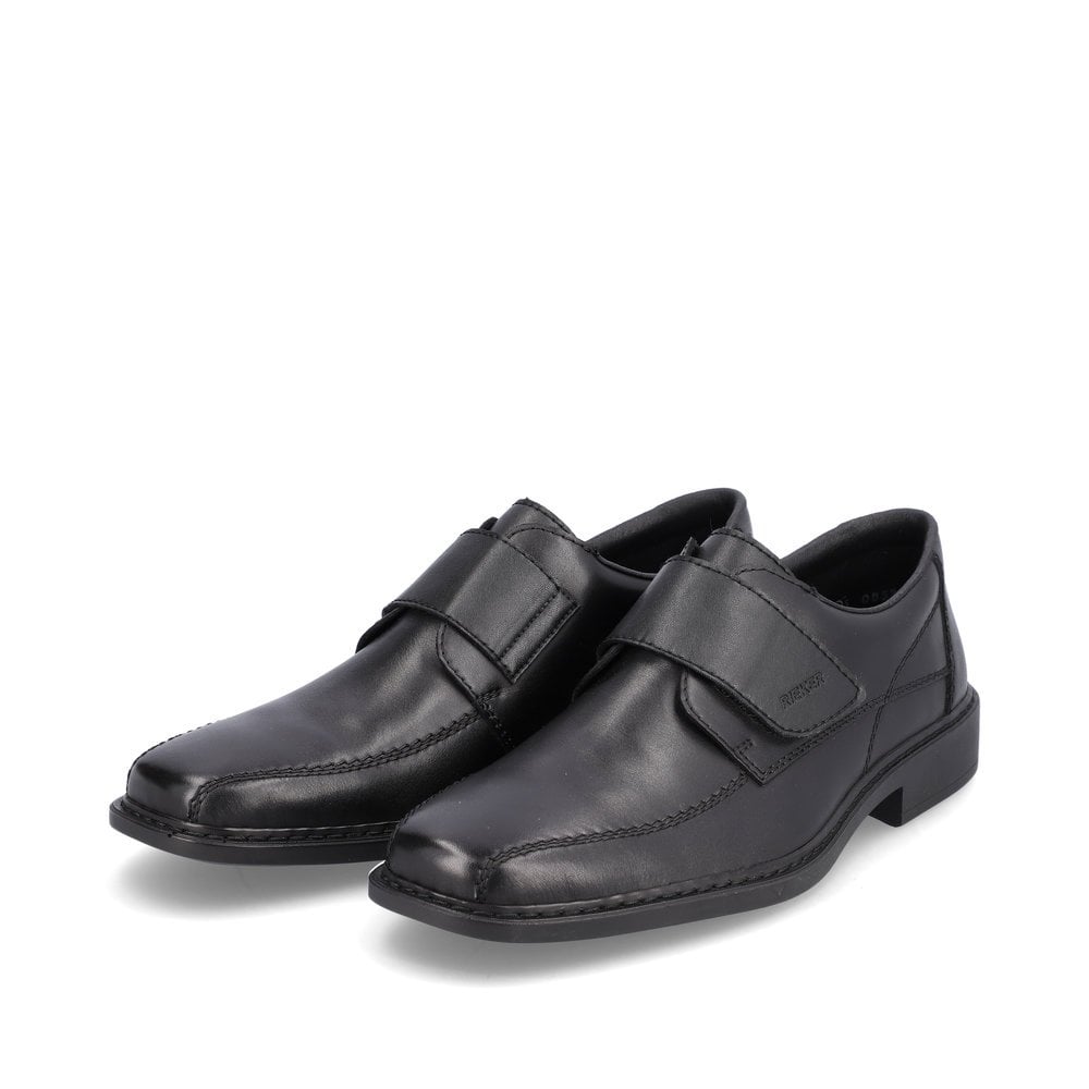 Rieker B0853-00 Black Velcro Wide Shoes