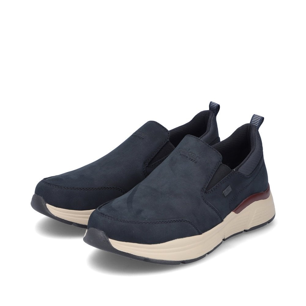 Rieker B5061-14 TEX Navy Slip On Shoes