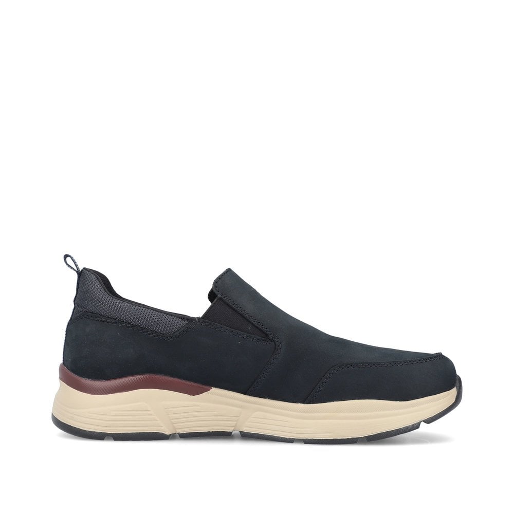 Rieker B5061-14 TEX Navy Slip On Shoes