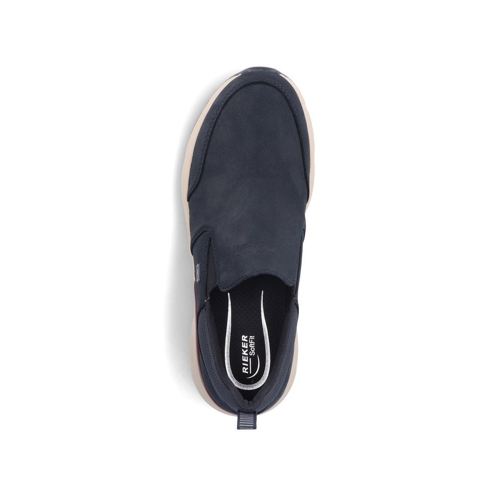 Rieker B5061-14 TEX Navy Slip On Shoes