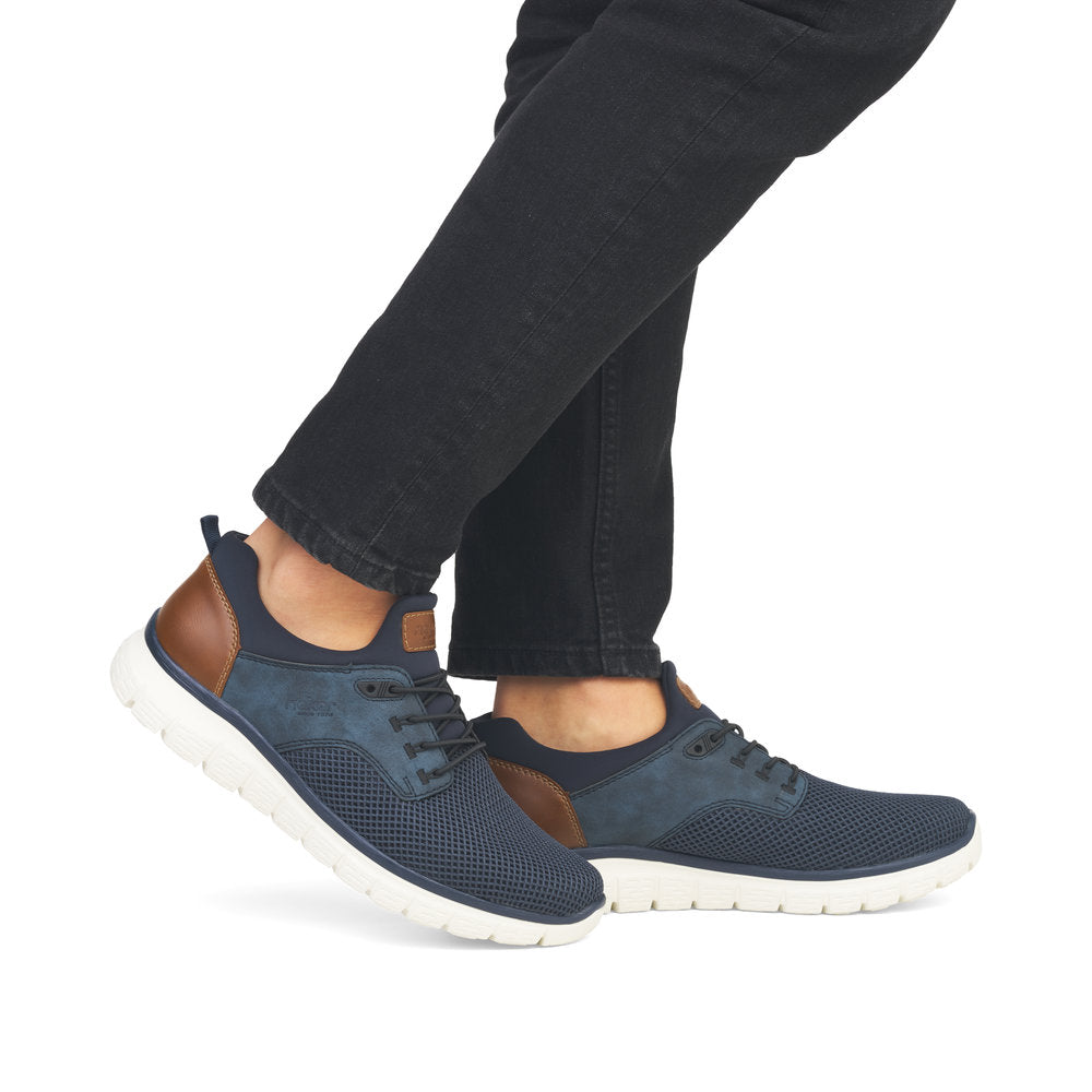Rieker B6652-14 Navy G 1/2 Fit Slip On Casual Shoes
