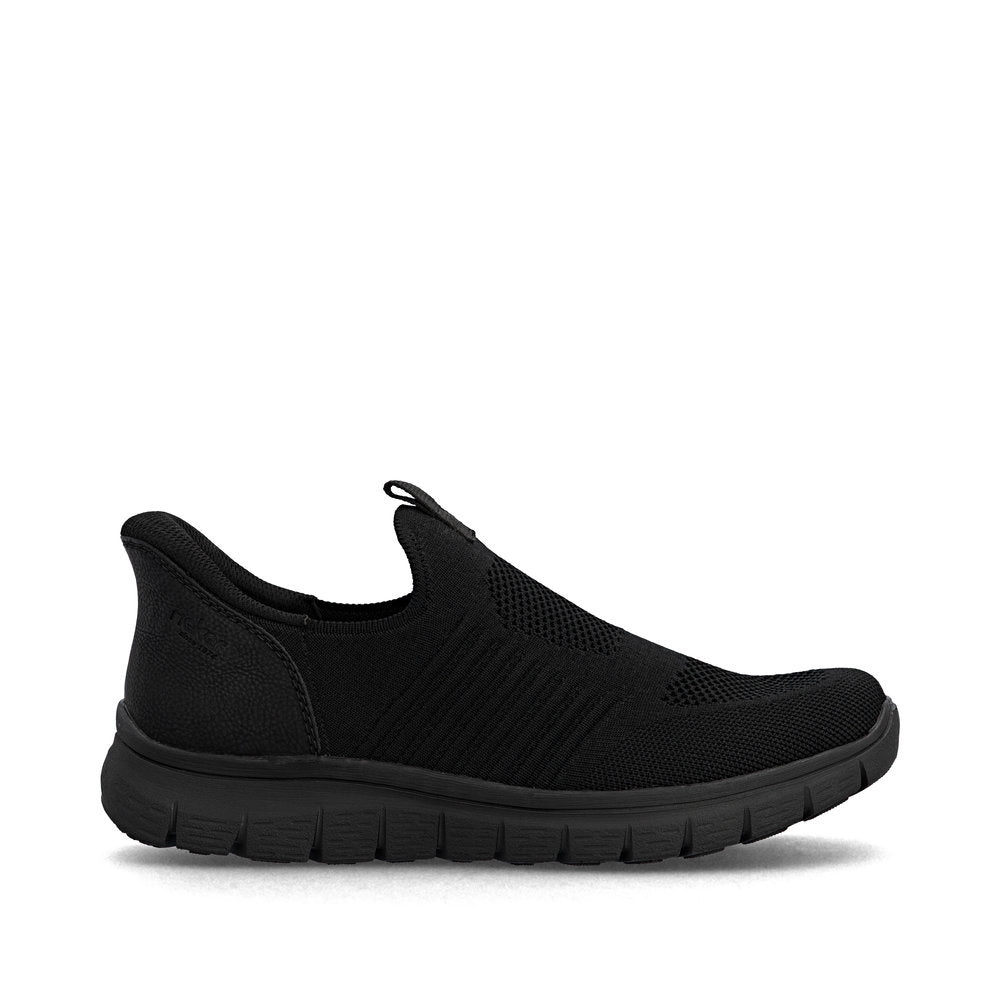 Rieker B6659-01 Black Slip On Shoes