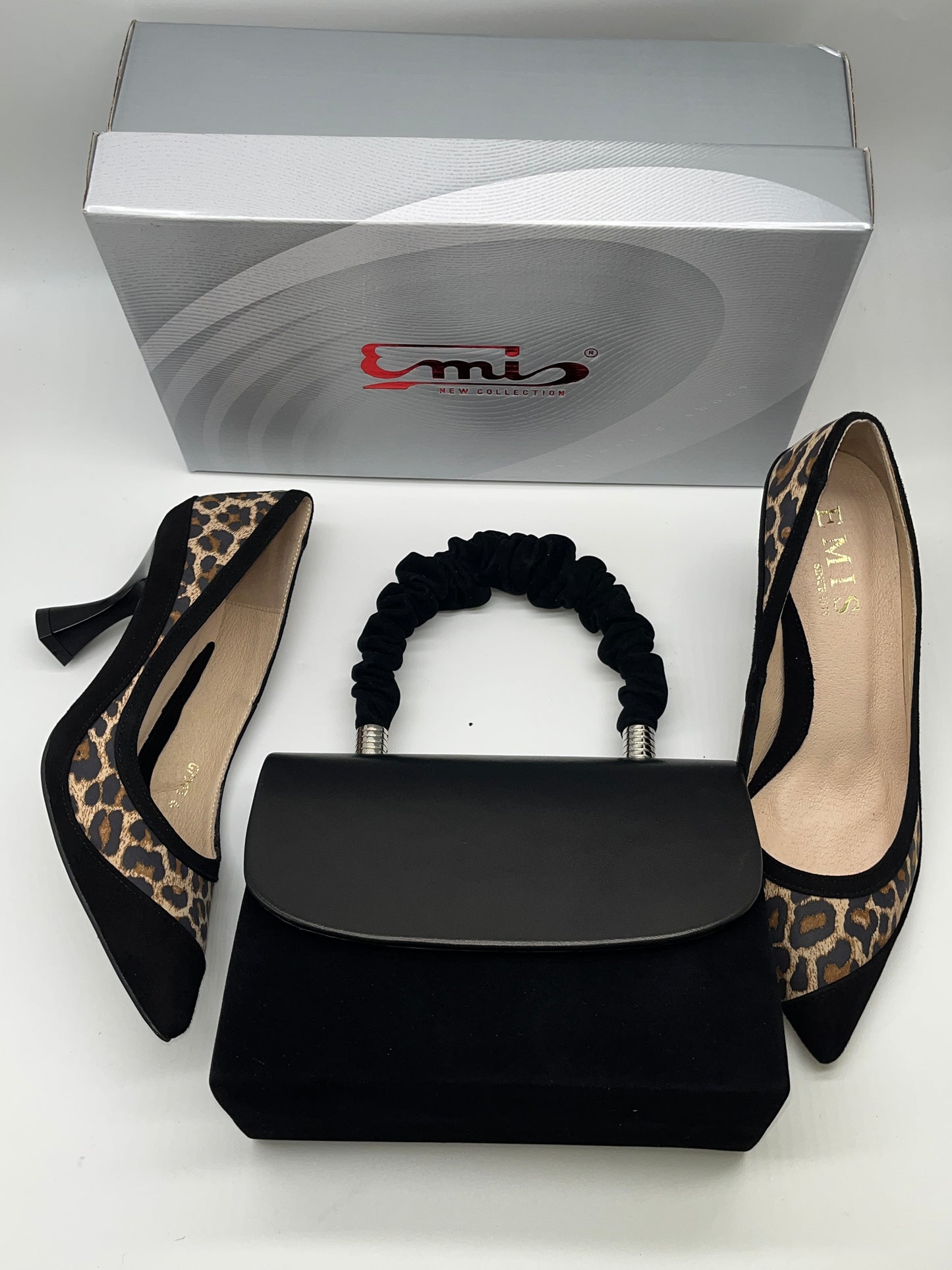 Emis ZPAN7993/206 Black/711 Leopard Heels