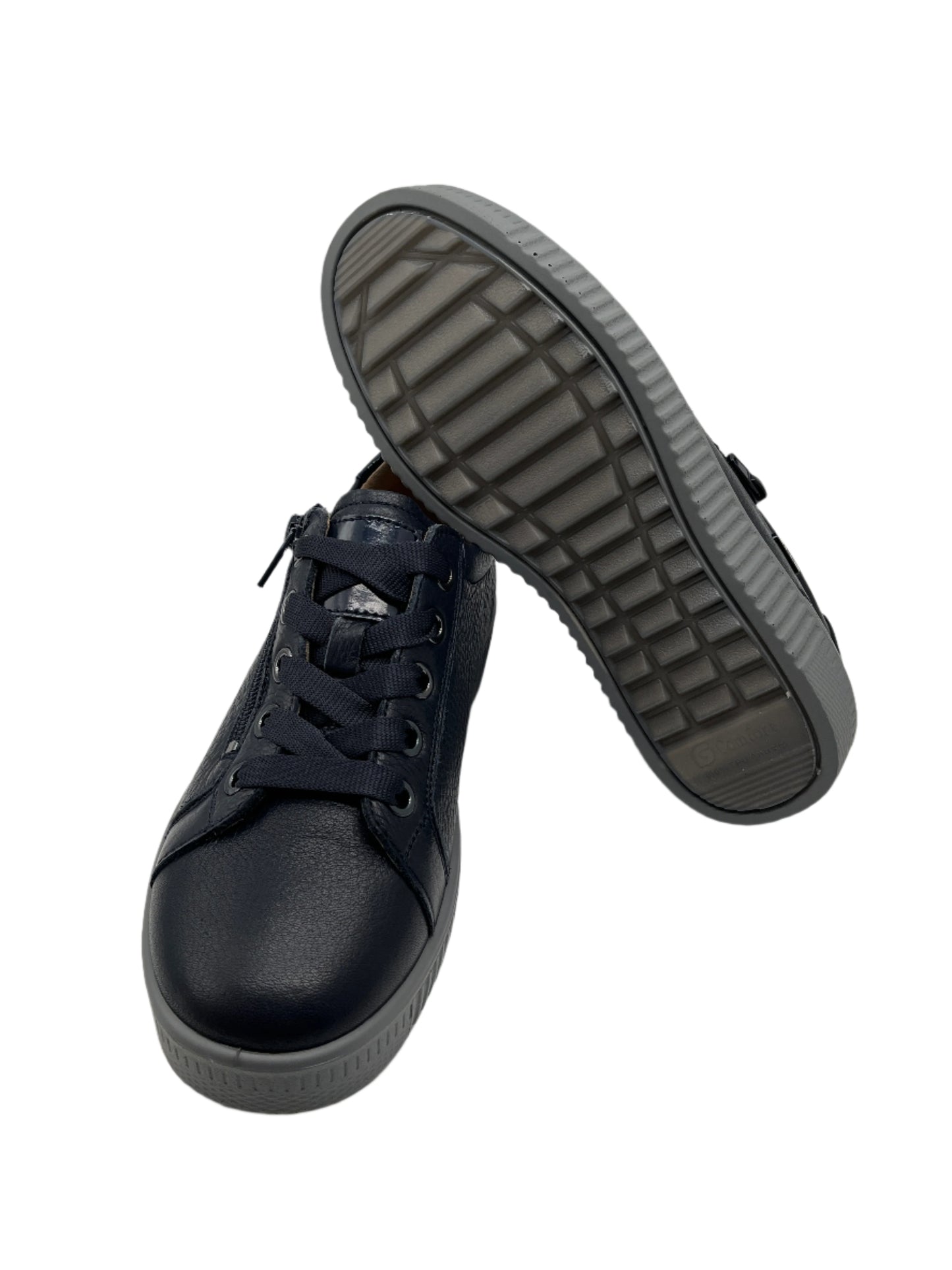 G Comfort P-912 Navy Sneakers with Zip